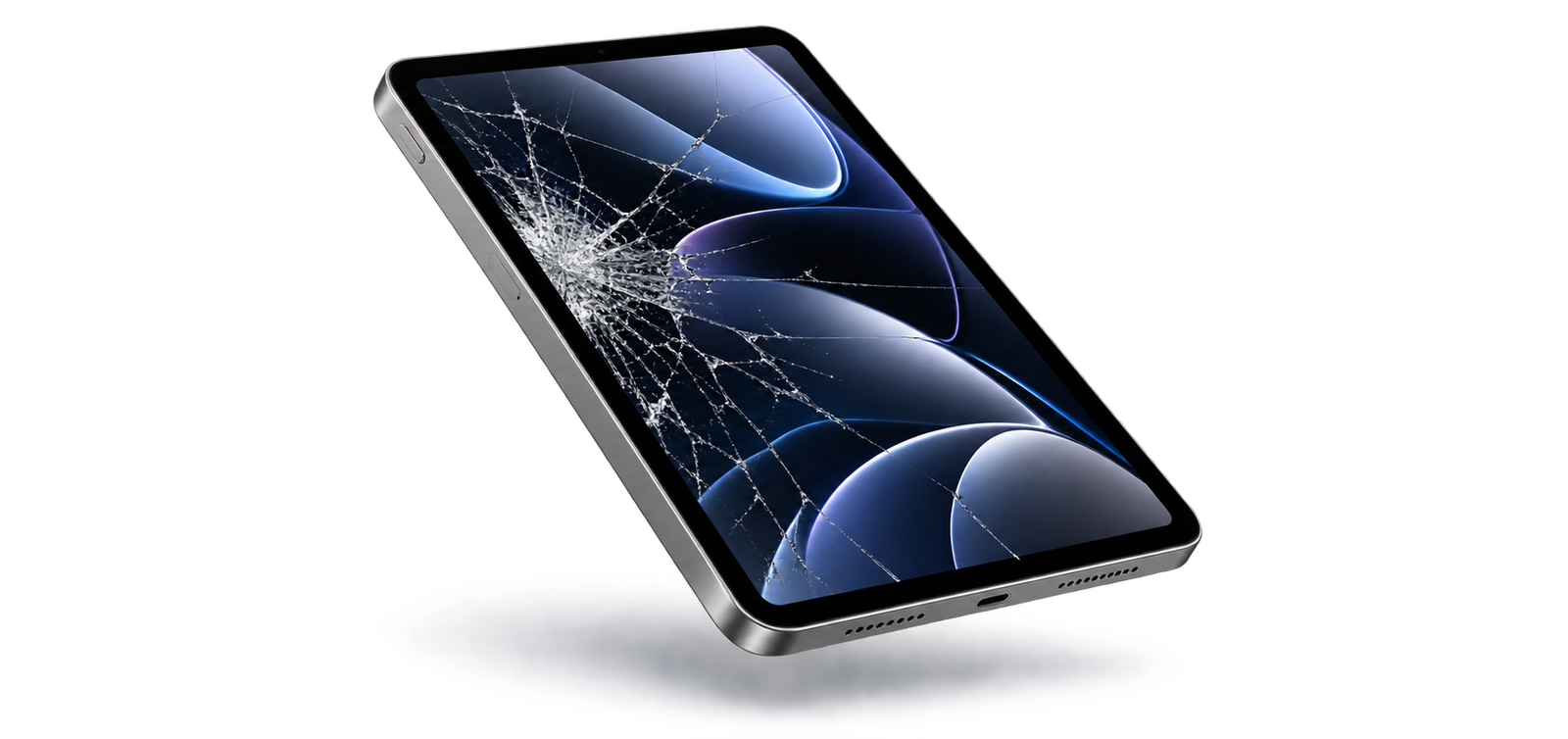 iPad con pantalla rota