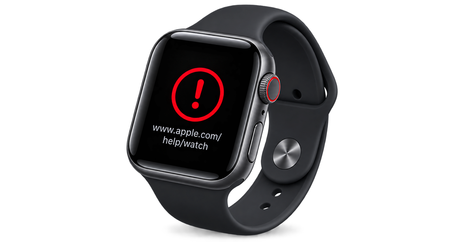 Apple Watch mostrando error de software
